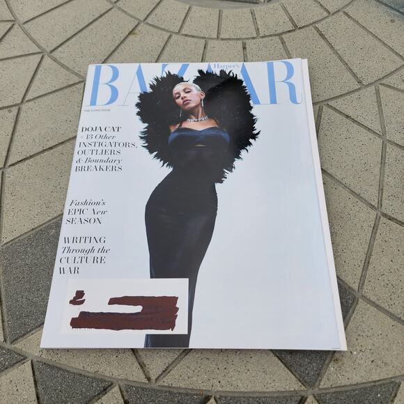 Harpers Bazaar Magazine Doja Cat The Icons Issue Periodical - Picture 5 of 5